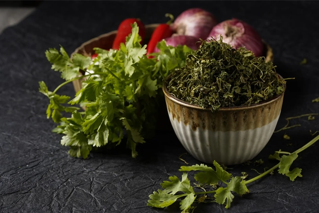 Preserving the aromatic taste of coriander with our high-quality, dried product for your kitchen.